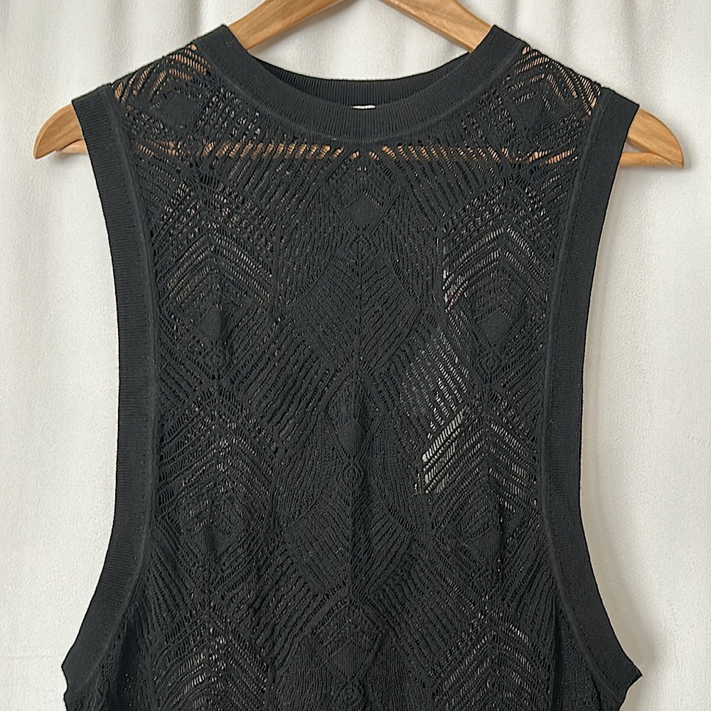 IRO NWT Chic Black Vigil Knit Vest Shirt Top **Size XS** 🌺🌺 - Picture 3 of 4